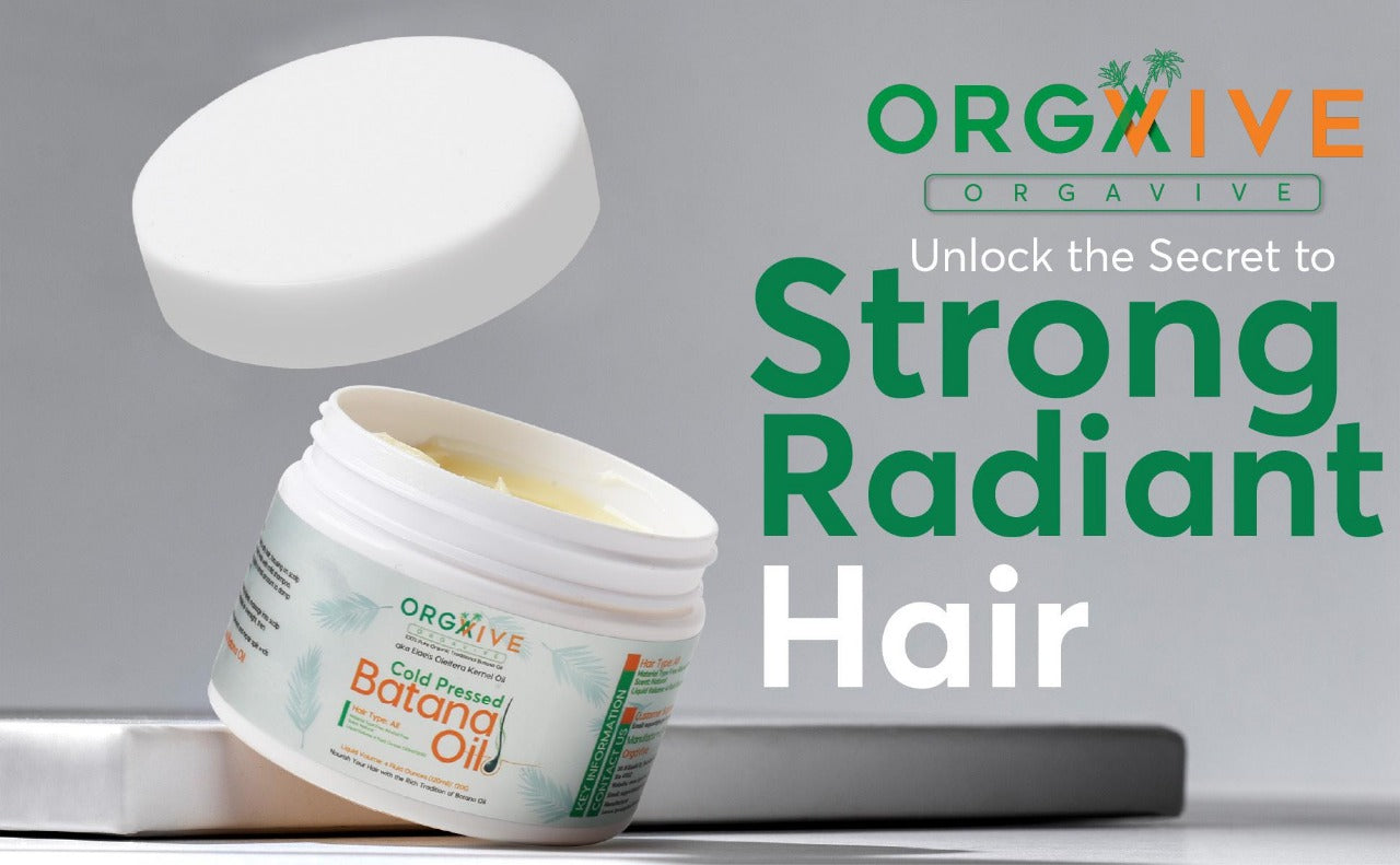 Cold-Pressed Batana Oil 4oz | Smooth, Nutrient-Rich Hair Treatment – ORGAVIVE